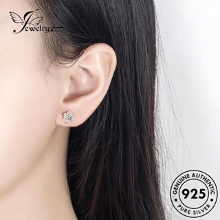 Jewelrypalace ต่างหูสตั๊ด เงิน 925 E799 ประดับเพชรโมอิส เครื่องประดับ สําหรับผู้หญิง