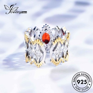 Jewelrypalace แหวนทับทิม เงิน 925 หรูหรา สําหรับผู้หญิง R2255