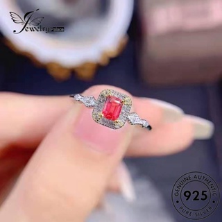 Jewelrypalace แหวนเงิน 925 ทรงสี่เหลี่ยม เรียบง่าย สําหรับผู้หญิง R2436