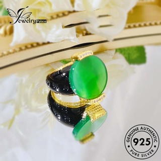 Jewelrypalace แหวนเงิน 925 ทรงกลม สไตล์เรโทร สําหรับผู้หญิง R2553