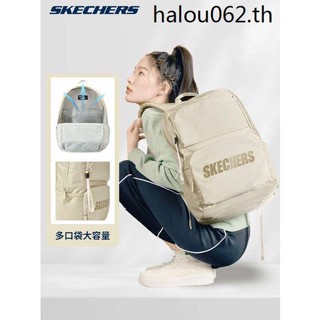 Skechers Skechers กระเป๋าเป้สะพายหลัง กระเป๋านักเรียน กระเป๋าคอมพิวเตอร์ สีเหลือง สําหรับผู้หญิง และผู้ชาย