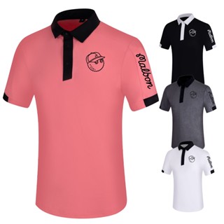 Malban GOLF เสื้อยืดลําลอง แขนสั้น ระบายอากาศ แห้งเร็ว สําหรับผู้ชาย เหมาะกับการเล่นกีฬา กอล์ฟ T2349