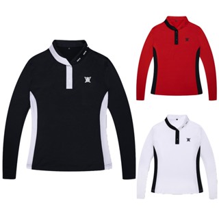 Anew GOLF เสื้อยืดแขนยาว ผ้ายืด ระบายอากาศ แห้งเร็ว เหมาะกับฤดูใบไม้ร่วง สําหรับผู้หญิง T23608