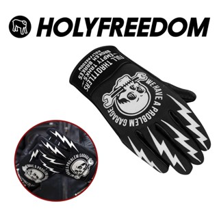 Holyfreedom ถุงมือสกูตเตอร์ ฮาร์เลย์ ลาเต้ ไทรัมพ์ อินเดีย ย้อนยุค กันตก รถจักรยานยนต์ สี่ฤดู