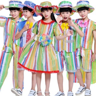 เป็นมิตรกับสิ่งแวดล้อมแฟชั่นโชว์เสื้อผ้าเด็กอนุบาลแม่และเด็ก…