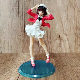 [ข้อเสนอพิเศษ สไตล์ใหม่ ลด 50%] ฟิกเกอร์อนิเมะ How to Develop Passerby Heroine Megumi Kato Red Knitwear Standing Posture บรรจุกล่อง