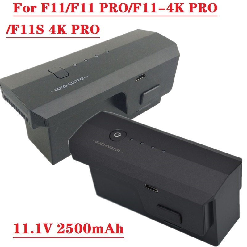 1Pcs Lipo แบตเตอรี่ 11.1V 2500Mah สำหรับ SJRC F11 F11-4K / F11s 4K PRO Drone 5G Wifi GPS FPV Q