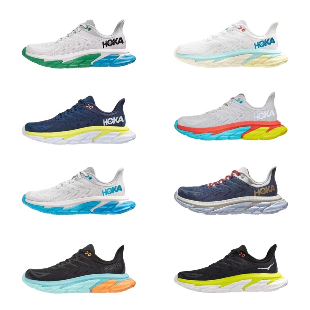 HOKA ONE ONE Clifton Edge Clifton Pioneer Clifton Edge รองเท้าผ้าใบเดินป่าน้ําหนักเบากันกระแทก Shock