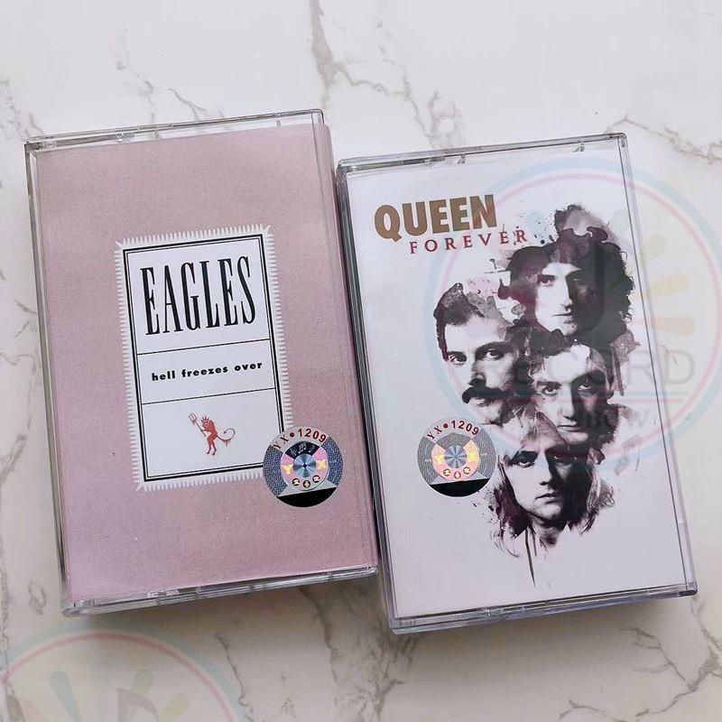 Queen Eagles Hell Freezes Over Cassette Tape + หนังสือเนื้อเพลงฉบับสะสม
