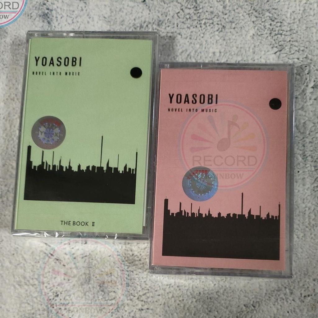 Original YOASOBI THE BOOK Cassette Tape + Lyric Book Collector's Edition Two Tapes Set