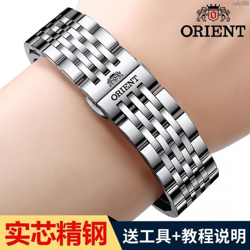 Orient/oriental สายนาฬิกาข้อมือสเตนเลส กันน้ํา กันเหงื่อ สําหรับผู้ชาย ผู้หญิง Zfafa