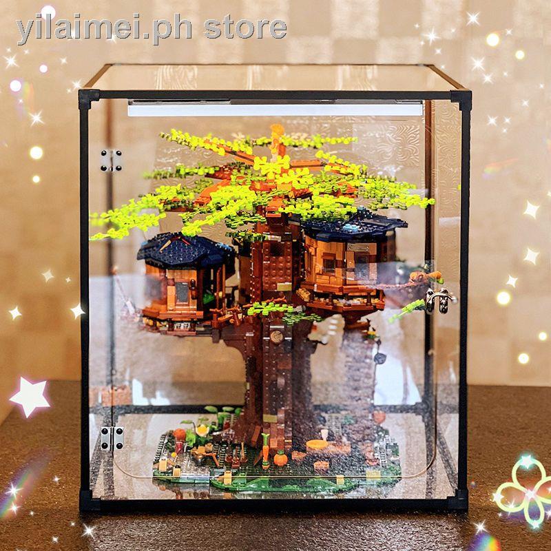 ♈☫กล่องอะคริลิคใส กันฝุ่น สําหรับ LEGO tree house 21318