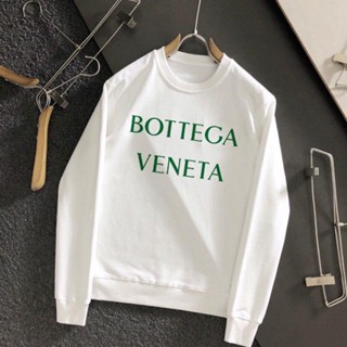Bottega VENETA เสื้อกันหนาวลําลอง คอกลม พิมพ์ลายตัวอักษร ทรงหลวม เข้ากับทุกการแต่งกาย สําหรับผู้ชาย และผู้หญิง
