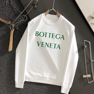 Bottega VENETA เสื้อกันหนาวลําลอง คอกลม พิมพ์ลายตัวอักษร ทรงหลวม เข้ากับทุกการแต่งกาย สําหรับผู้ชาย และผู้หญิง