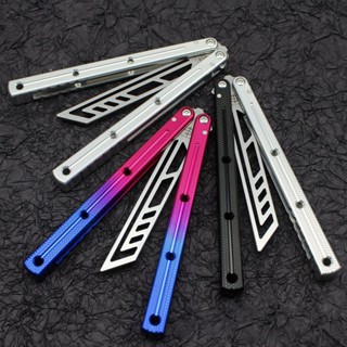 BALIPLUS KrakenV3 Sideslotted version Balisong อลูมิเนียมอัลลอยด์7075 มีดบาลิซอง มีดผีเสื้อ มีดควง มีดซ้อม สำหรับซ้อมควง