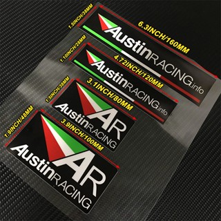 สติกเกอร์สะท้อนแสง ดัดแปลง สําหรับติดท่อไอเสียรถจักรยานยนต์ รถยนต์ GP AR AUSTIN RACING