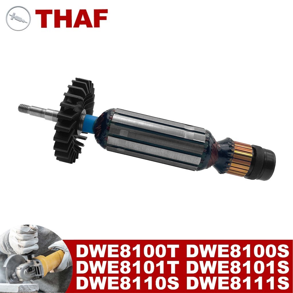 AC220V-240V ขดลวด โรเตอร์ การเปลี่ยน สำหรับ DEWALT เครื่องเจียระไนมุม DWE8101S DWE8100S DWE8100T DWE8101T DWE8110S DWE8111S