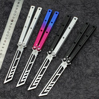 Baliplus Kraken V3 Side slotted version Balisong 7050อลูมิเนียมอัลลอยด์ มีดบาลิซอง มีดผีเสื้อ มีดซ้อม สำหรับซ้อมควง