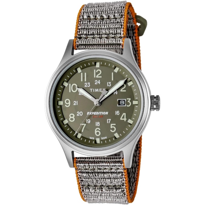 Timex นาฬิกาข้อมือ พลังงานแสงอาทิตย์ สําหรับผู้ชาย Tw4B18600
