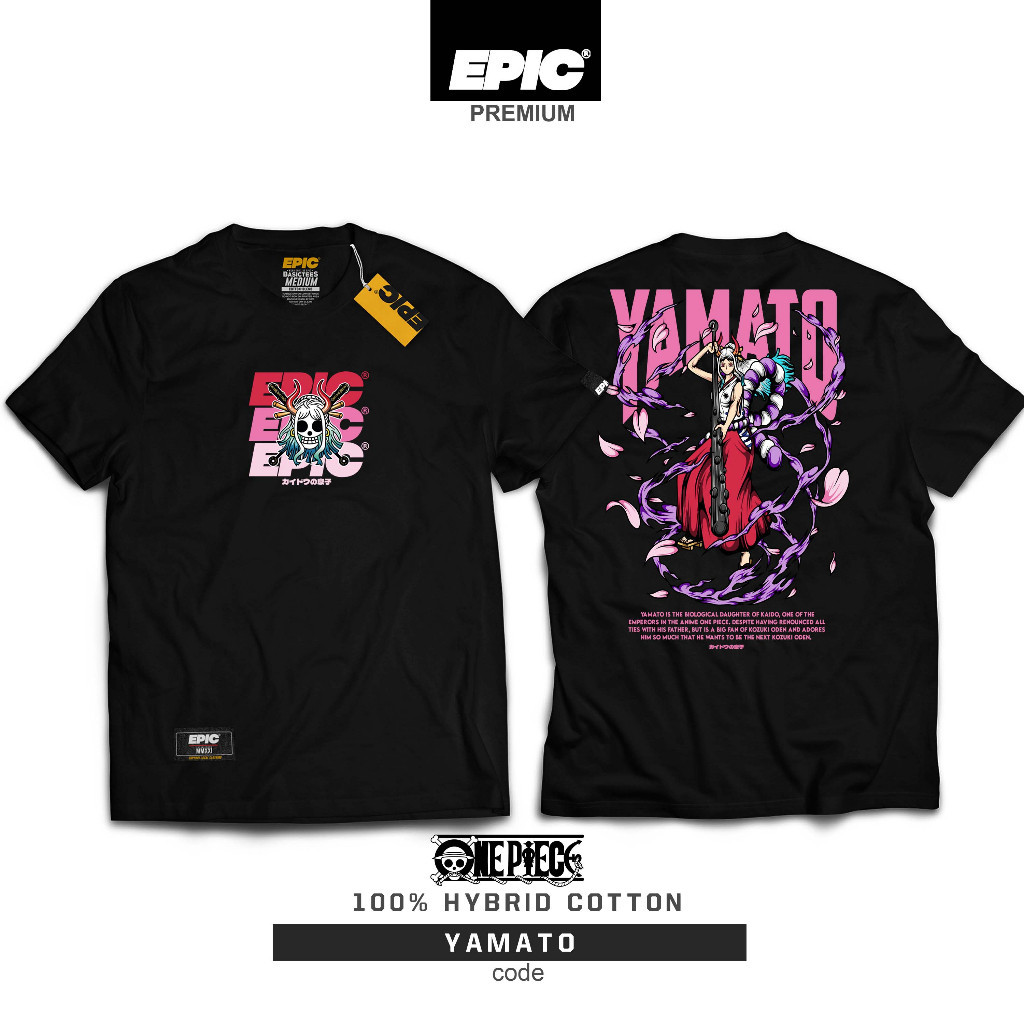 PREMIUM - ONEPIECE - YAMATO - ANIME INSPRED SHIRT (ผ้าฝ้ายไฮบริด 100%)