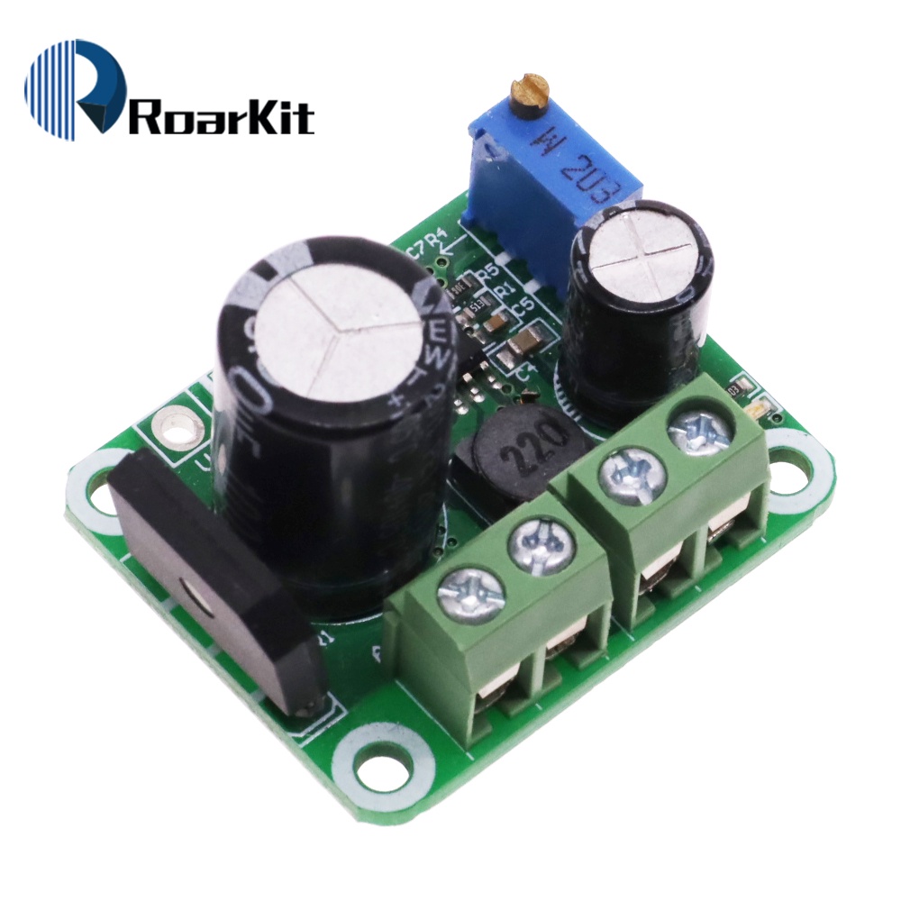 AC-DC Buck Step-down Converter ปรับโมดูลแหล่งจ่ายไฟ 2A AC 5-20V DC 5-32V เอาต์พุต 3.3-18V Regulated Rectifier กรอง