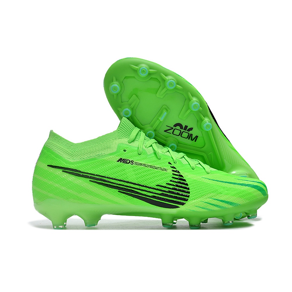 Nike Air Zoom Mercurial Superfly IX Elite AG รองเท้าฟุตบอล ข้อสั้น สีเขียวขุ่น