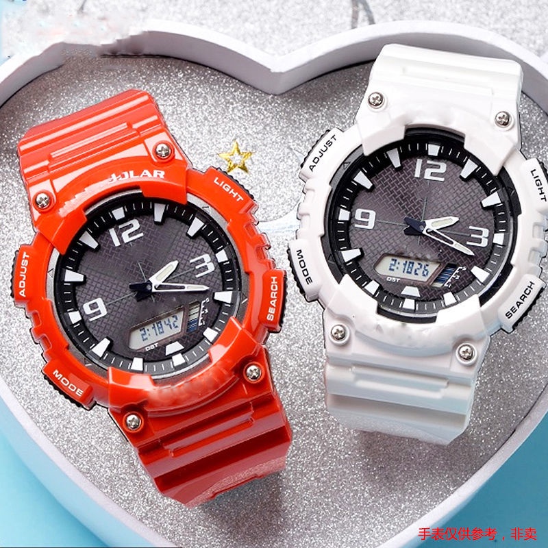 สายนาฬิกา Casio AQ-S810W AEQ-110W W-735H/736 สายสีดําทองสายนาฬิกาซิลิโคน