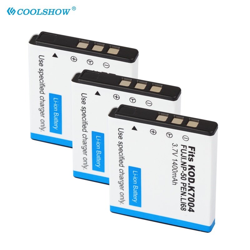 แบตเตอรี่ Np-50 Fnp50 Np50 1400Mah สำหรับ Fujifilm Finepix F50fd F100fd F60 F200 EXR F60fd F75exr F8