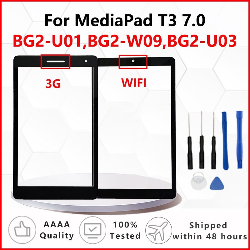 ใหม่ อะไหล่หน้าจอสัมผัส LCD แบบเปลี่ยน สําหรับ Huawei MediaPad T3 7.0 3G or WIFI BG2-W09 BG2-U01 BG2