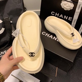 [EUR Size] Chanel รองเท้าแตะฟลิปฟลอป ขนาดเล็ก แฟชั่นฤดูร้อน 2023