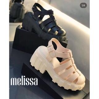 Melissa รองเท้าแตะสไตล์เรโทรโรมันเหมาะสำหรับผู้หญิงหาด