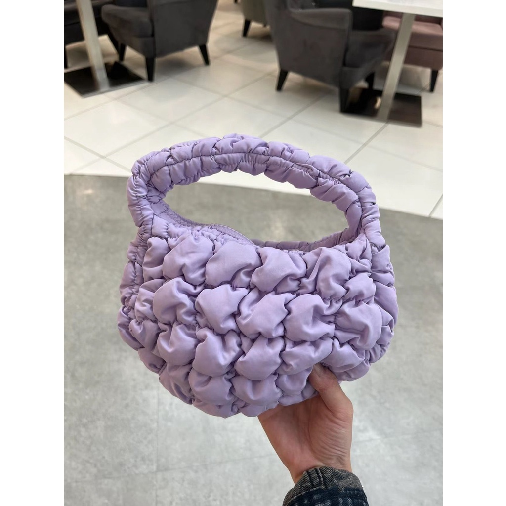 MarkedCOSกระเป๋า 2023 ใหม่มินิกระเป๋าเมฆเกาหลีกระเป๋ามือกระเป๋าเกี๊ยวอินเทรนด์กระเป๋าถือจีบมินิกระเป๋าใบเล็ก