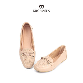 MICHAELA Chic Comfy Loafers Classic Square Toe Flat Shoes for Office College Travel SH6527008 CX