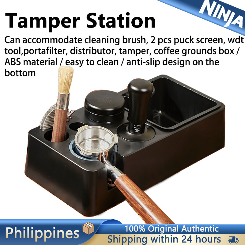 51mm 54mm 58mm Espresso Filter Tamper Stand Station WDT Tool Puck Creen Holder Barista Coffee