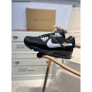 Off-white X Air MAX90 GPX Joint รองเท้าวิ่ง เบาะอากาศ ขนาดเล็ก