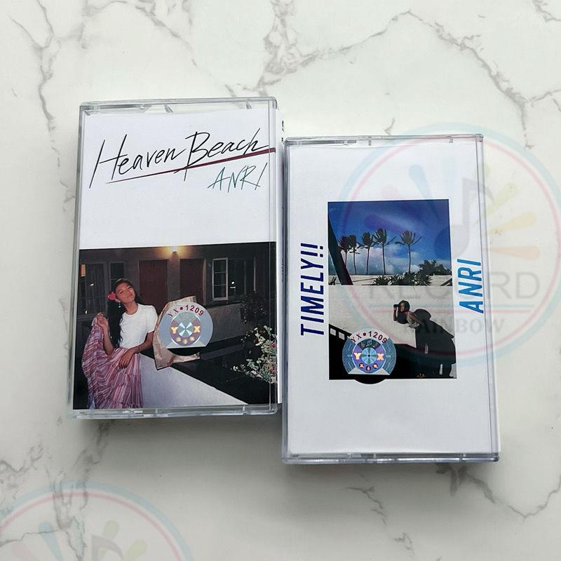 Original Anri Heaven Beach Timely!! Cassette Tape + Lyric Book Collector's Edition Two Tapes Set