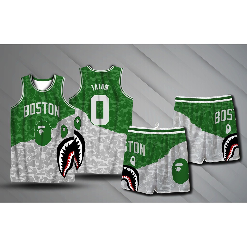 เบ๊บ x| BOSTON CELTICS JAYSON TATUM 0 JERSEY| Full Sublimation Jersey ฟรี CUSTOM