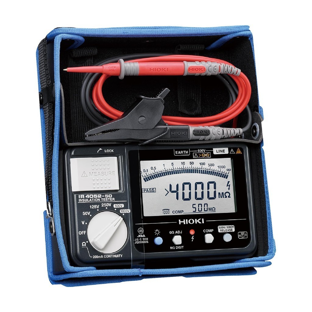 HIOKI Insulation Resistance Tester IR4052-50 Test Lead L9787 Accessories Wireless Adapter Z3210 Comp