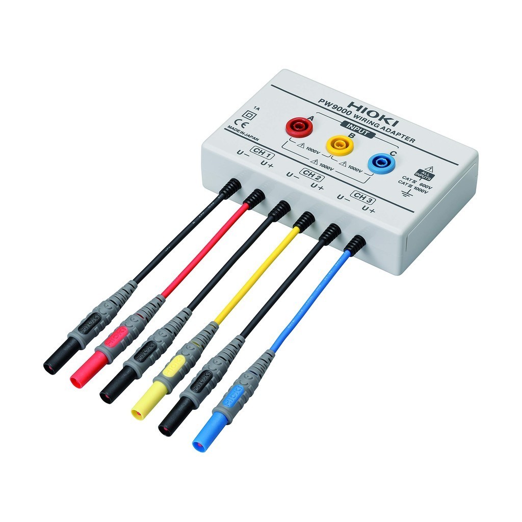 HIOKI Wiring Adapter PW9000 3-phase 3-wire connection Option for PQ3198 PW3198 PW3390 PW6001