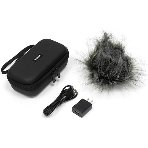 ชุดอุปกรณ์เสริม Zoom Aph-4E สําหรับกระจกหน้ารถ H4Essential Hairy, เคสเฉพาะ, สาย Usb-C, อะแดปเตอร์ Ac
