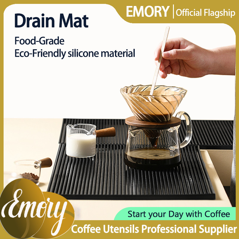 Non-Slip Drip Rubber Bar Mat Waterproof Insulation PVC Pad for Coffee, Spills, Bars, Restaurants