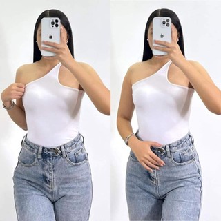 Risa One Side Tank Double Lining Casual Basic Top For Women Womenswear