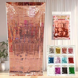 2 Meters Length Square Foil Sequin Small Square Backdrop Wedding Birthday Party Deco