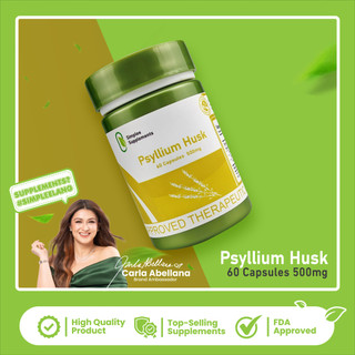 Simplee Psyllium Husk – 500mg | 60 capsules – Plant Fiber for Digestion & Fullness Support [1]