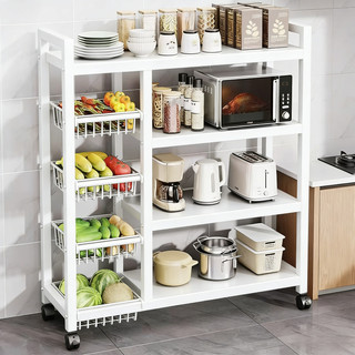 Kitchen Storage Rack Vegetable fruit rack Multi-layer multi functional With basket storage shelf