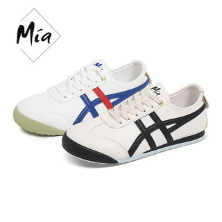 MIA Unisex Retro Casual Sneakers for Men and Women Lace-Up Flat Shoes Lightweight Walking Trainers