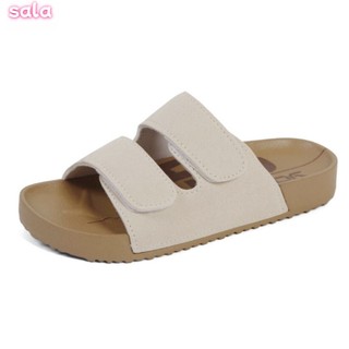 Everyday Double Strap Velcro Sandals For Women Men Thick Soled Comfy Casual Unisex Slippers 36 to 45