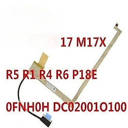 สาย LCD หน้าจอ DisplayPort Cable Replacement สําหรับ Dell alienware17 m17x r1 r5 r6 p18e DC02001O100