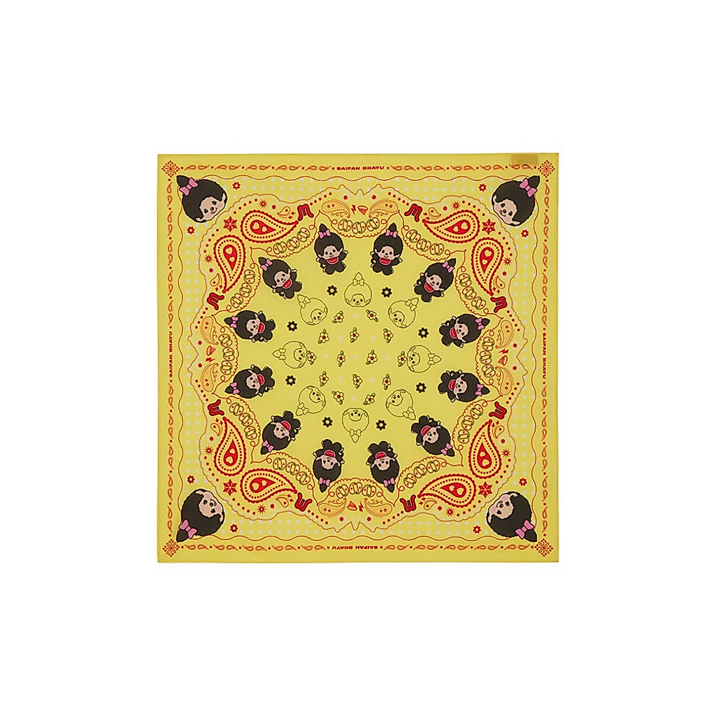 PAISLEY BANDANA SCARF - YELLOW