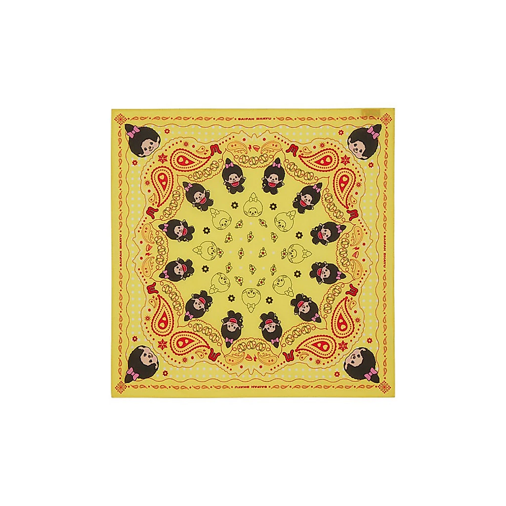 PAISLEY BANDANA SCARF - YELLOW